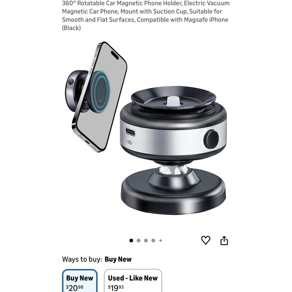 Magnetic phone holder